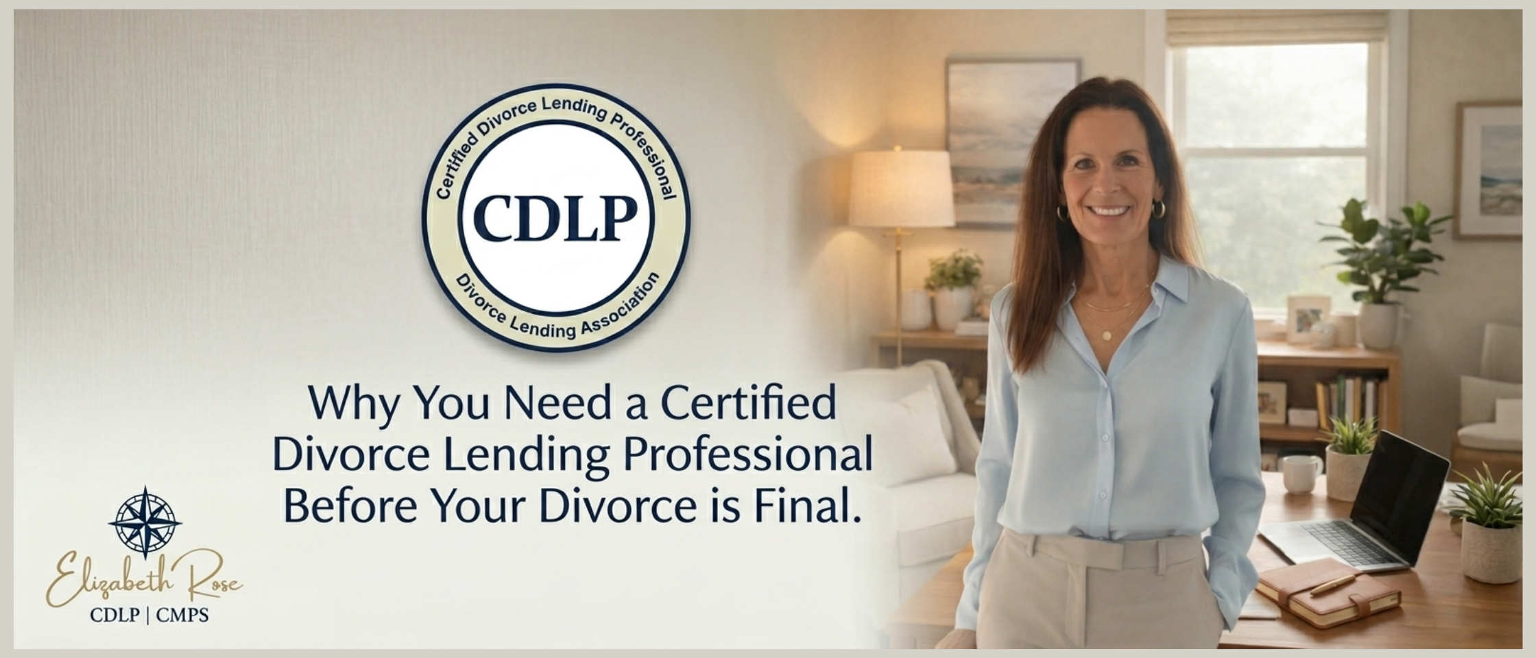 Certified Divorce lending professional in Texas, Elizabeth Rose CDLP, certified divorce lending professional Texas, CDLP, divorce mortgage planning, divorce financial planning Texas, mortgage before divorce final