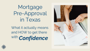 Woman reviewing her mortgage pre-approval in Texas