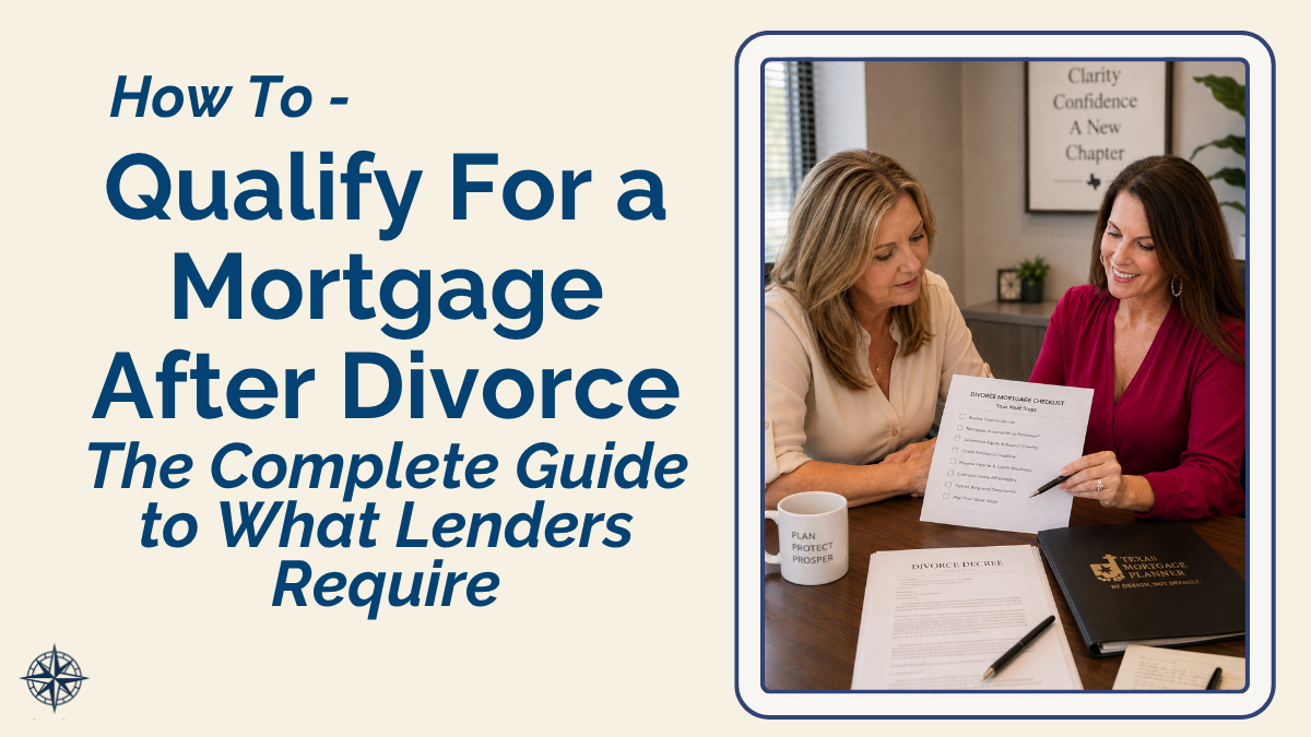 Women reviewing how to qualify for a mortgage after divorce with a Certified Divorce Lending Professional